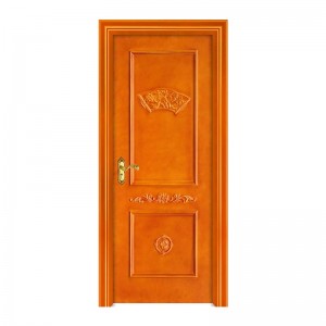 2021 China porta de madeira simples wpc porta externa pintada para barato comercial